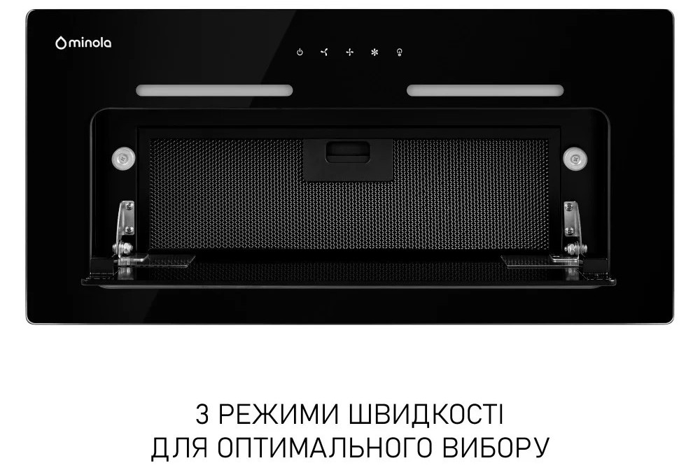 Кухонна витяжка Minola HBI 6473 BL GLASS 800 LED Line характеристики - фотографія 7