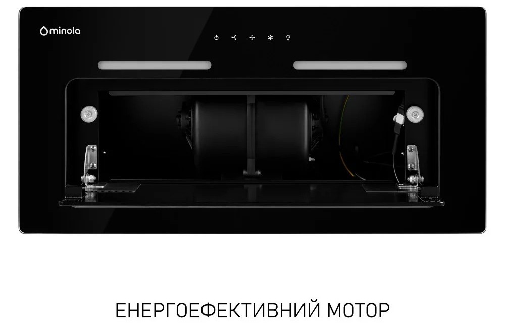 Кухонна витяжка Minola HBI 6473 BL GLASS 800 LED Line огляд - фото 8