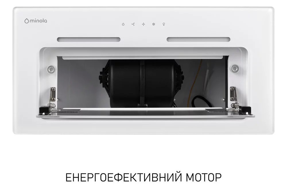 Кухонна витяжка Minola HBI 6473 WH GLASS 800 LED Line огляд - фото 11