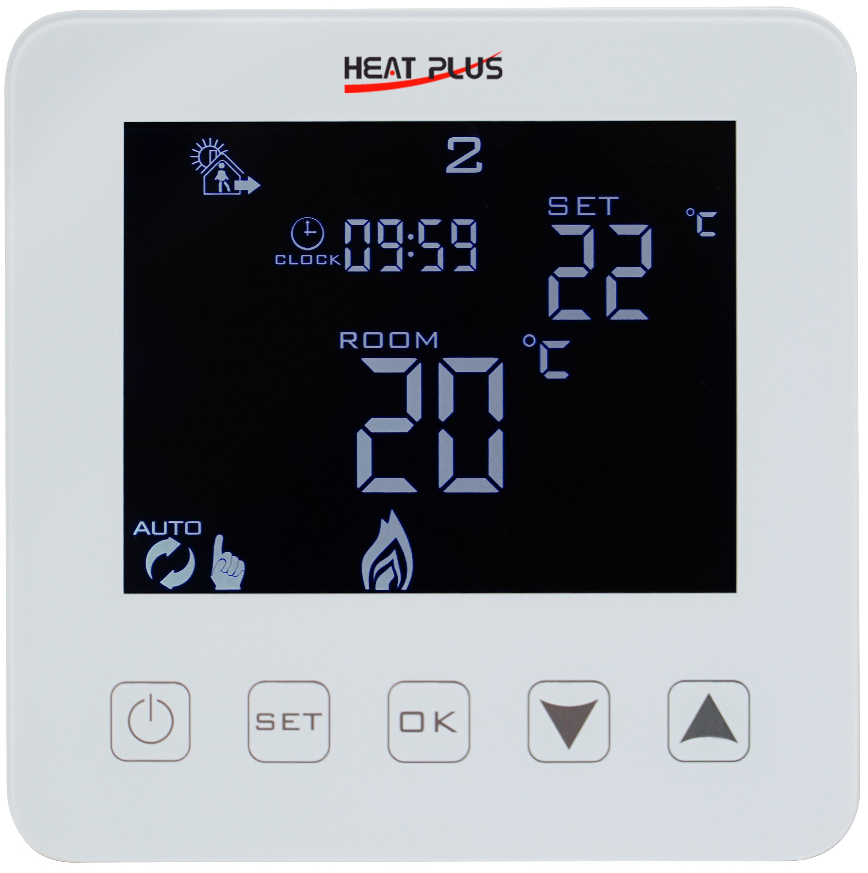 Терморегулятор Heat Plus BHT-320 White