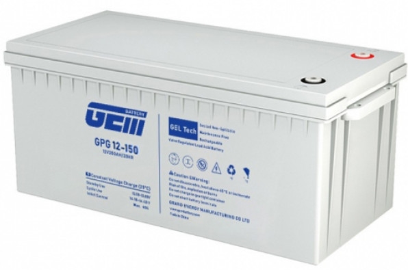 GEM Battery GEL 12V, 150A (GPG 12-150)