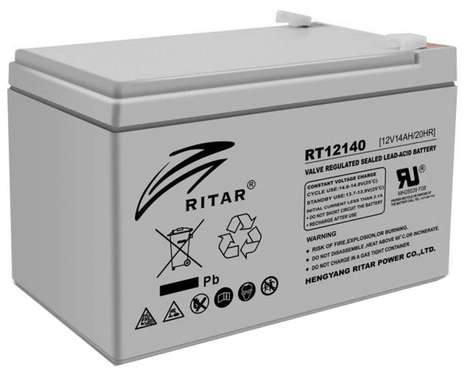 Акумулятор Ritar RT12140H, Gray Case, AGM 12V 14Ah