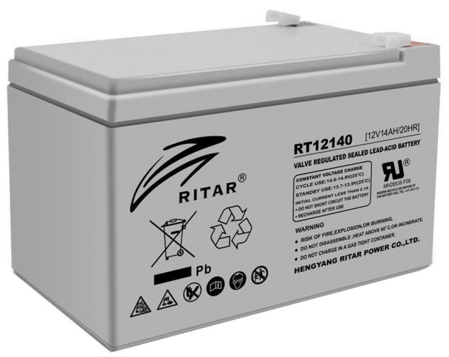 Ritar RT12140H, Gray Case, AGM 12V 14Ah