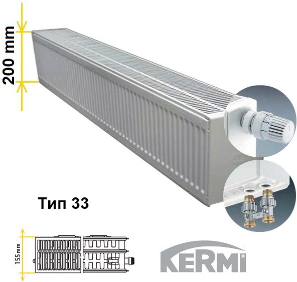 продаём Kermi Therm-x2 Profil-V FTV 33 200x1000 в Украине - фото 4