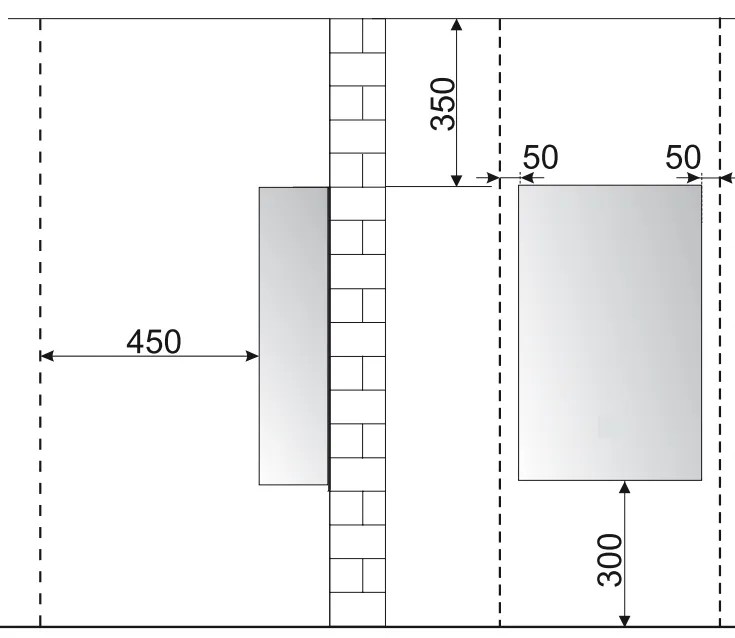 Ariston Fast R ONM 11 NG UA Габаритные размеры