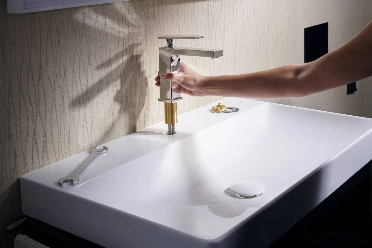 в продаже Смеситель для умывальника Hansgrohe Tecturis E 110 Chrome (73010000) - фото 3