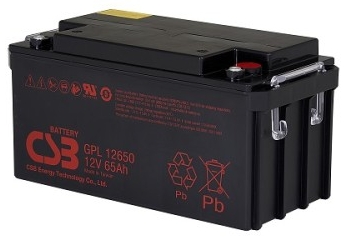 Аккумулятор CSB GPL12650, 12V 65Ah цена 10530 грн - фотография 2