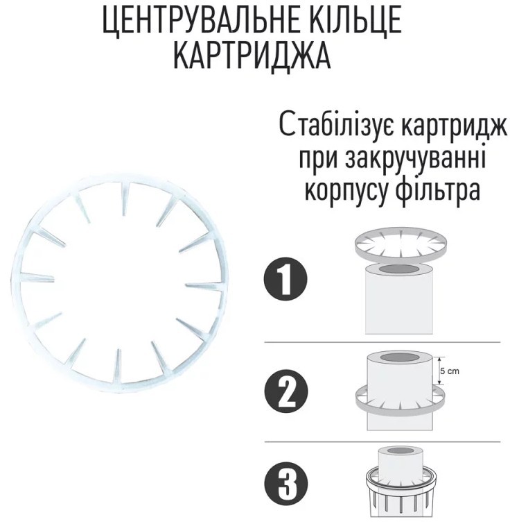 Магістральний фільтр Santan Double Arctic 3PS, 1/2" (240438601) інструкція - зображення 6