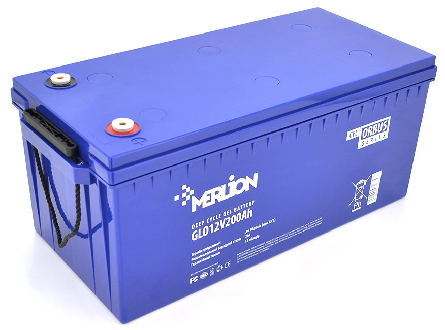 Merlion Orbus GLO12V200Ah Blue
