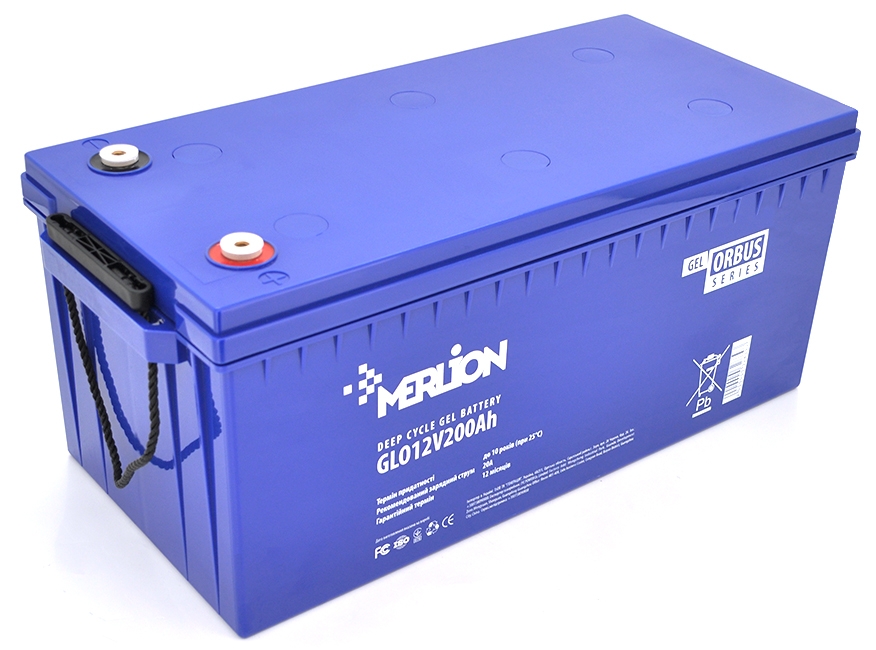 Merlion Orbus GLO12V200Ah Blue