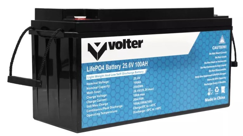 в продажу Акумулятор Volter Lifepo4 25.6V 100Ah - фото 3