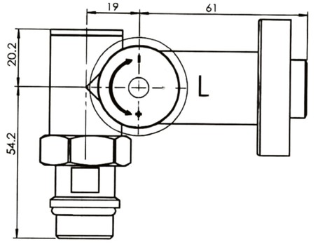 SD Forte 1/2" НР (SF395W15HE) Габаритные размеры