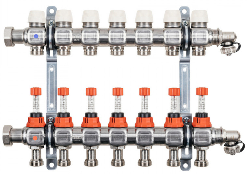 Коллектор для теплого пола Kermi X-net Komfort FT-7 (SFVT0701000)