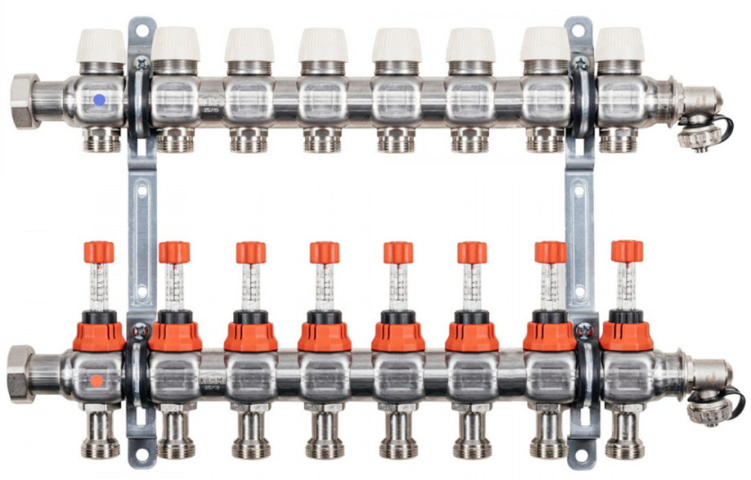Колектор для теплої підлоги Kermi X-net Komfort FT-8 (SFVT0801000)