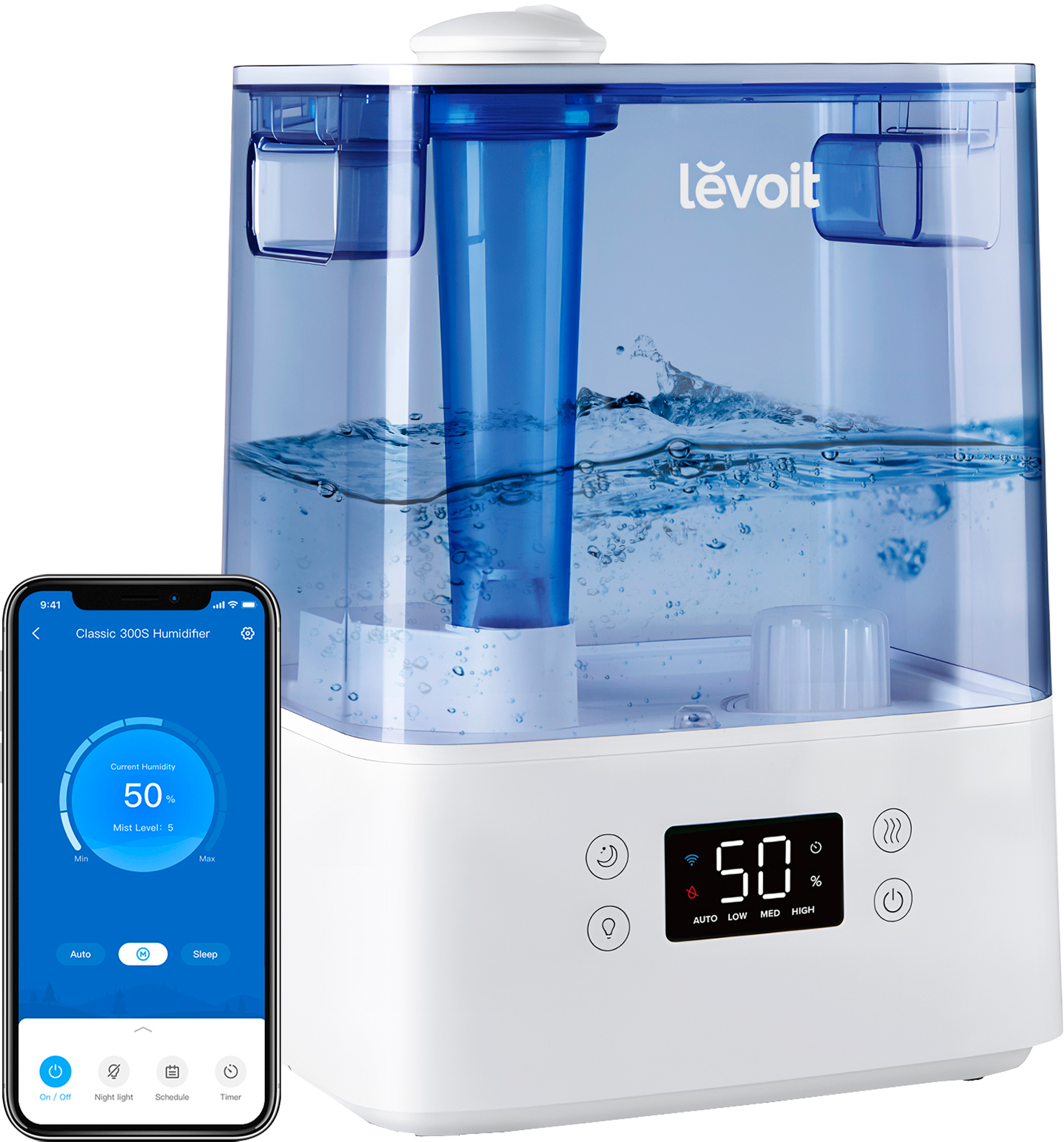 Зволожувач повітря Levoit Classic 300S Ultrasonic Smart Blue (HEAPHULVSEU0048)