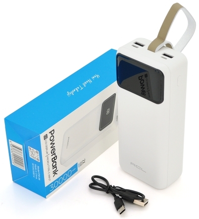 в продажу Повербанк ACL PW-88 30000mAh White - фото 3