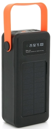 Павербанк на сонячній батареї ACL PW-19 50000mAh Black