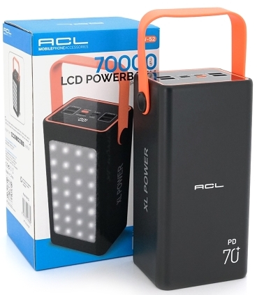 в продаже Повербанк ACL PW-52 70000mAh PD22.5W Black - фото 3