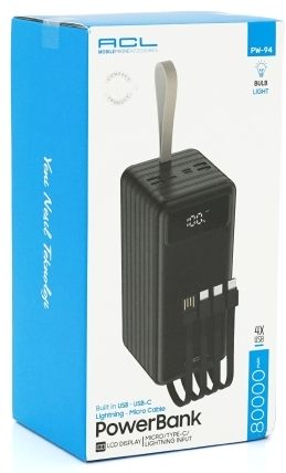 продаємо ACL PW-94 80000mAh Black в Україні - фото 4