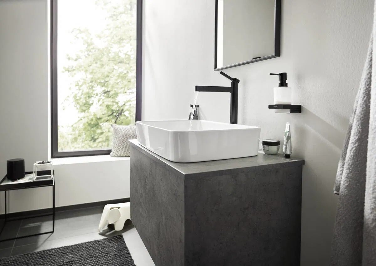 в продажу Змішувач для умивальника Hansgrohe Finoris 260 Matt Black 76070670 - фото 3