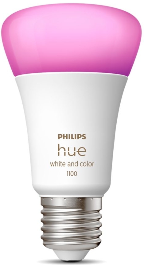 в продаже Умная лампа Philips Hue E27, 11W(60Вт), 2000K-6500K, RGB, ZigBee, Bluetooth (929002468801) - фото 3