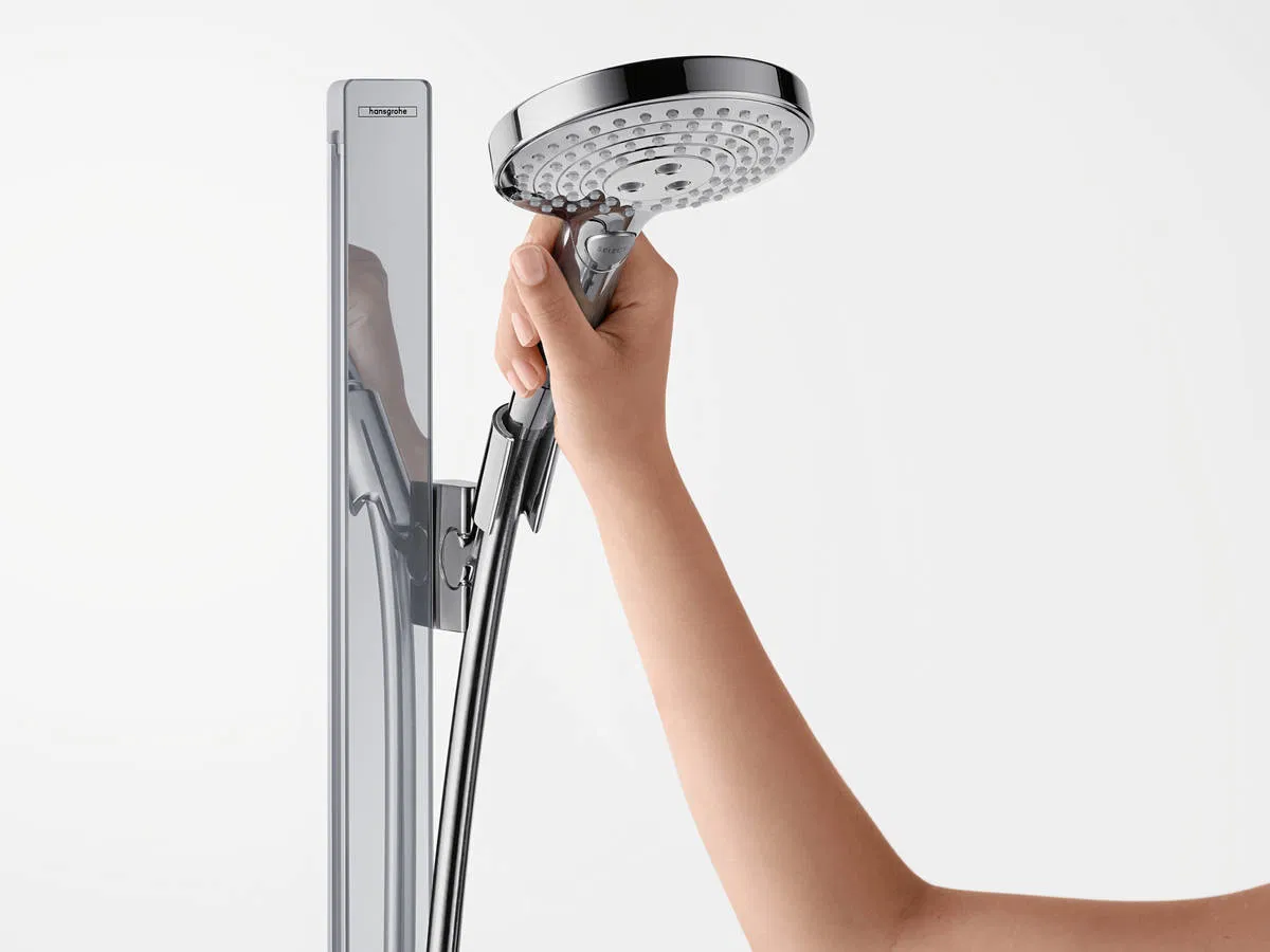 в продажу Душовий набір Hansgrohe Raindance Select S 120 3jet EcoSmart із душовою штангою 90 cm та мильницею 27649400 - фото 3