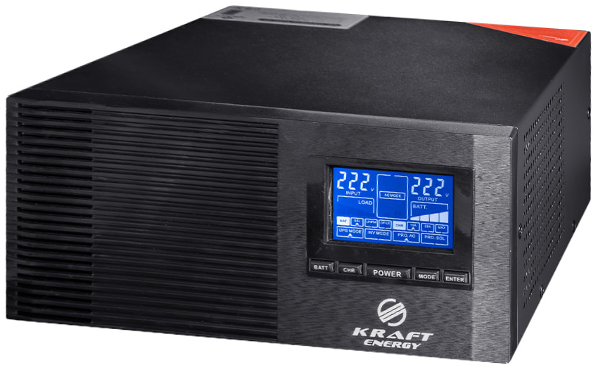 Джерело безперебійного живлення Kraft Energy KRF-AVR1000VA/800W-12V