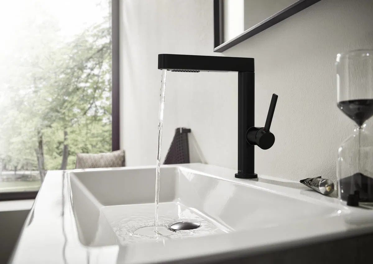 Смеситель для умывальника Hansgrohe Finoris 230 Matt Black 76063670 обзор - фото 11