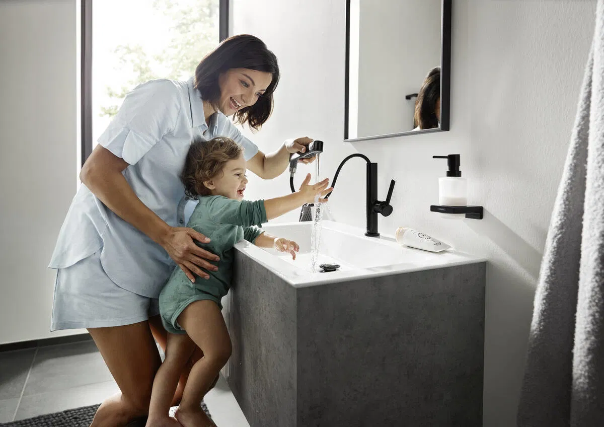 Смеситель для умывальника Hansgrohe Finoris 230 Matt Black 76063670 характеристики - фотография 7