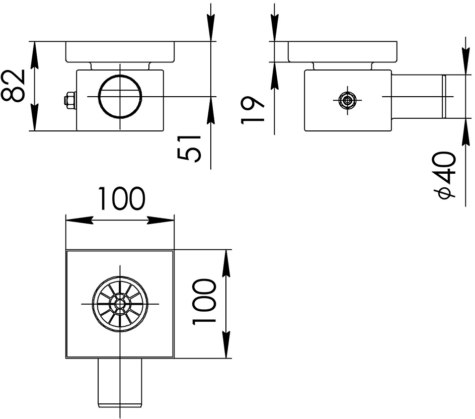 Laris Piano 100 (78000027) Габаритные размеры