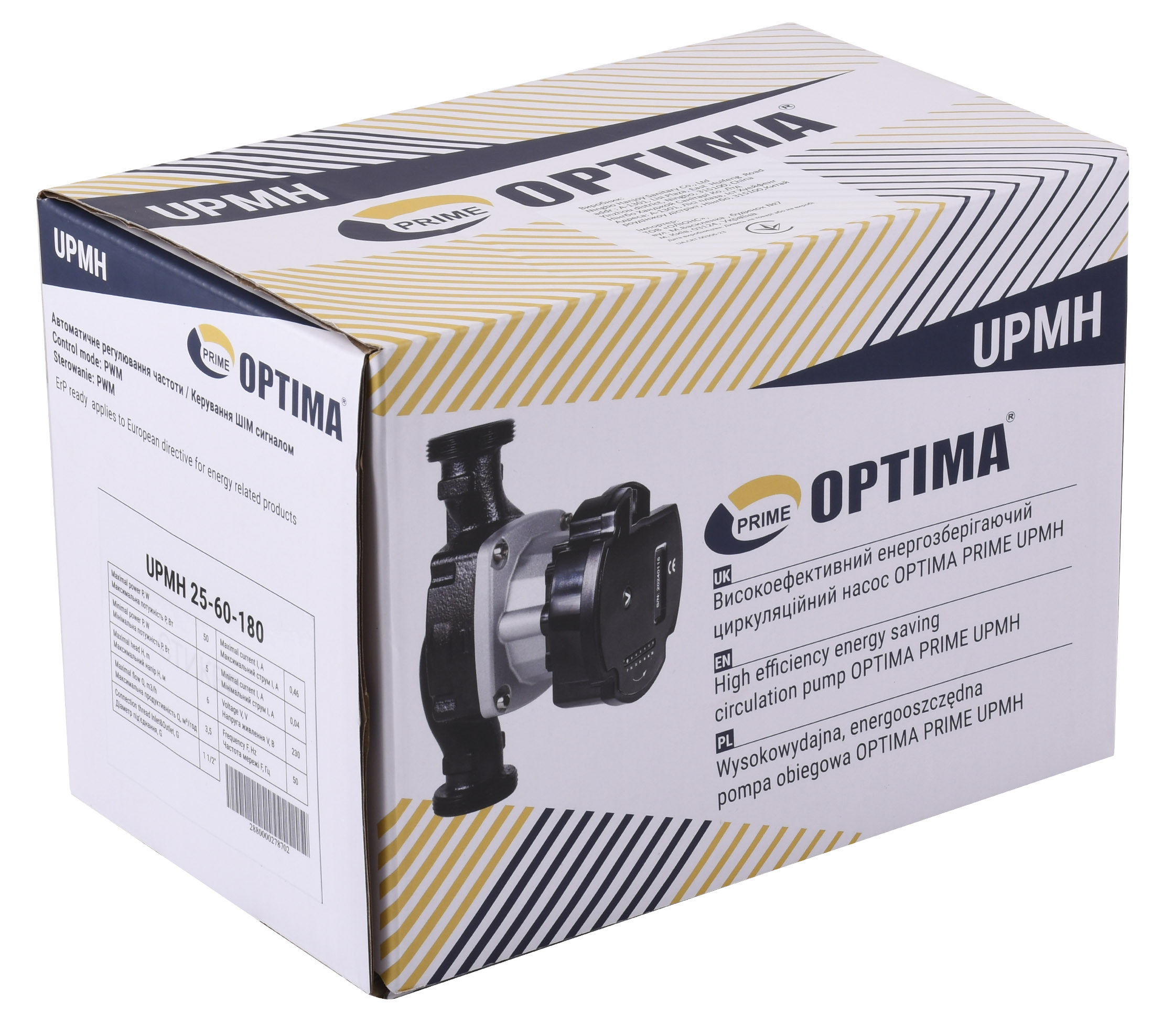 Циркуляционный насос Optima PRIME UPMH 25-60AUTO 180мм + гайки отзывы - изображения 5