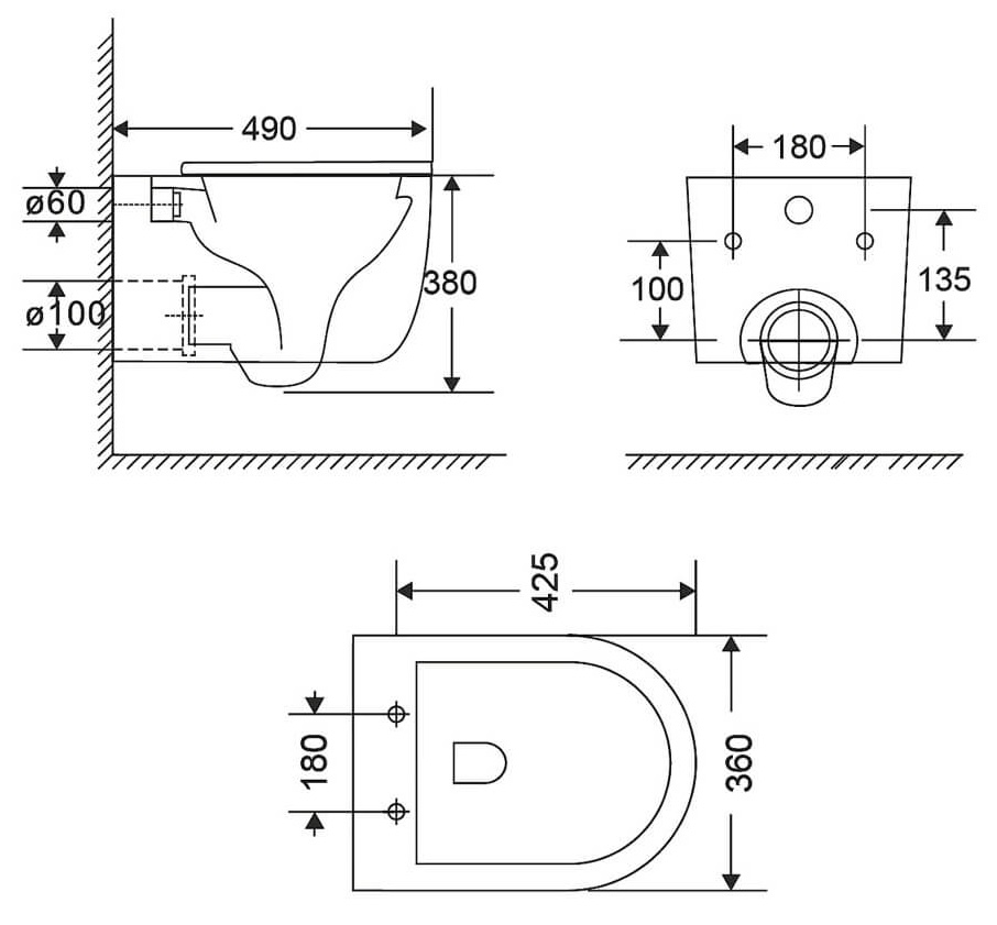 Q-tap Taurus Ultra Quiet QT2433084EUQMB+Nest QT0133M425+QT0111M06029SAT Габаритные размеры