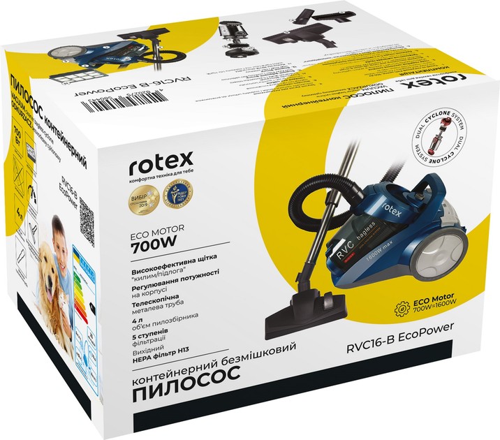 Пылесос Rotex RVC16-B EcoPower инструкция - изображение 6