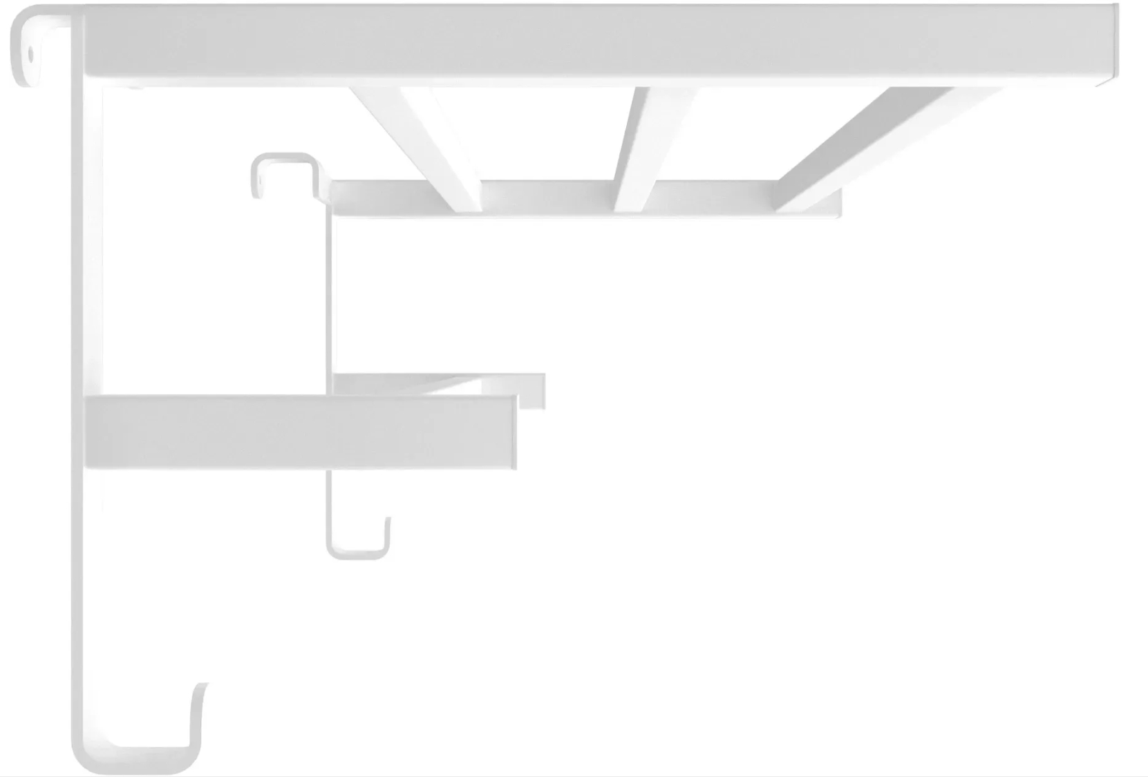 в продажу Полиця для рушників Hygge Family Sheffield 520x284 white mat (3.0.1202.13.WM) - фото 3