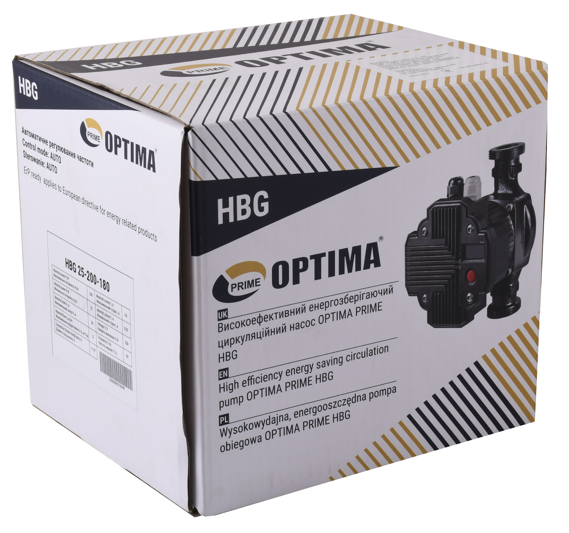 Циркуляционный насос Optima PRIME HBG 25-200AUTO 180мм отзывы - изображения 5