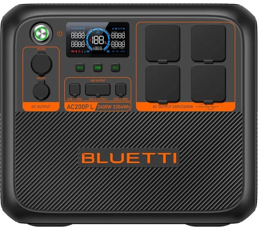 Bluetti AC200PL, 2400Вт / 2304Вт*год