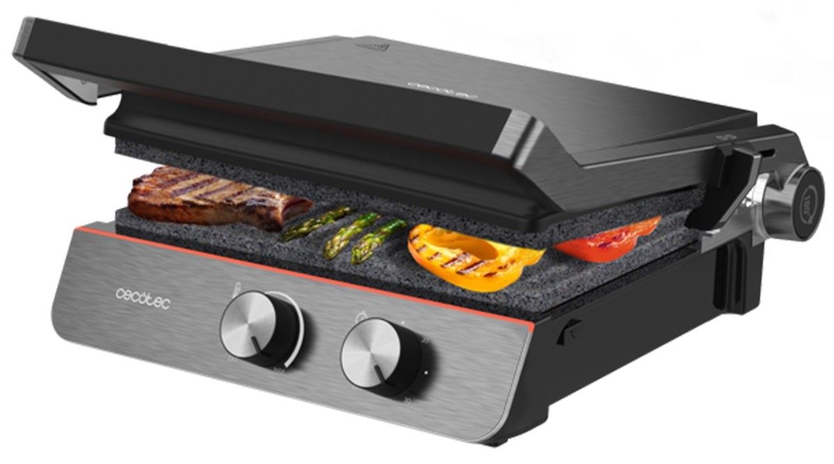 Електрогриль Cecotec Rock'nGrill Blaze Neon (CCTC-08054) ціна 4199 грн - фотографія 2