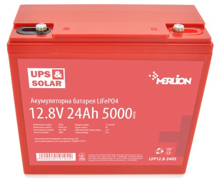 Купити акумулятор Merlion LiFePO4 12.8V 24Ah (4S4P/BMS-30A) в Запоріжжі