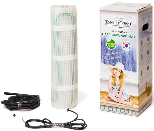 Мат нагревательный ThermoGreen TGMT 3 м², 450 Вт (TGMT030) цена 3363 грн - фотография 2