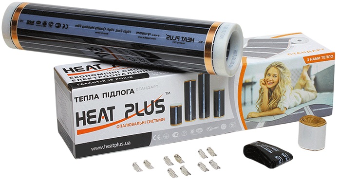 Комплект теплого пола Heat Plus Standart 5 м², 1100 Вт (HPS005)