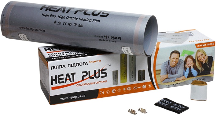 Тепла підлога під лінолеум Heat Plus Premium 1 м², 220 Вт (HPP001)