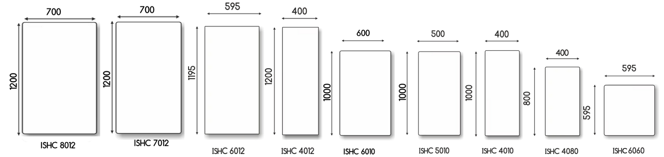 HSteel ISHC 4010 W (ISHC4010W) Габаритные размеры