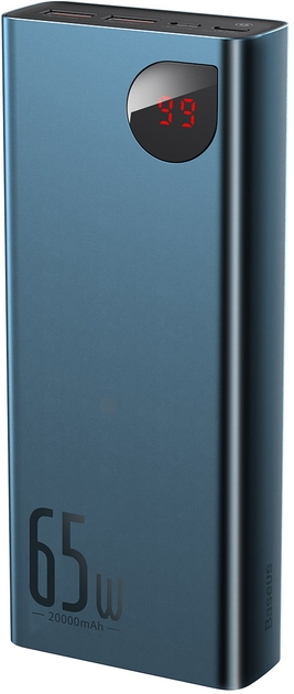 в продажу Повербанк Baseus Adaman Metal 20000mAh QC 65W Blue (PPIMDA-D03) - фото 3