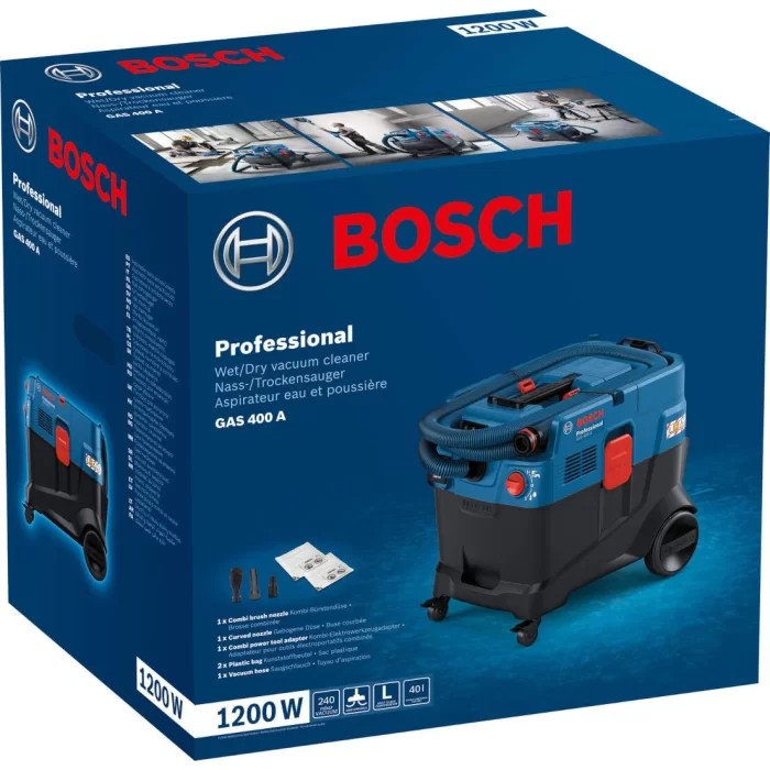 Пилосос Bosch GAS 400 A Professional (06019M0020) огляд - фото 8