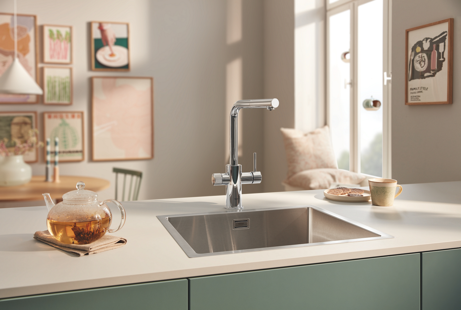 Смеситель с фильтром воды Grohe Blue Pure Minta 30590000 отзывы - изображения 5