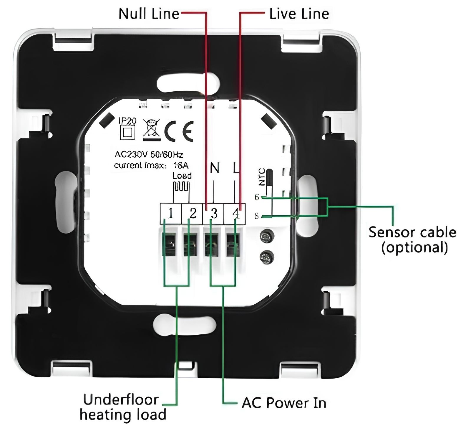 Терморегулятор HSens HS 08-4 WiFi (16 A) цена 1699 грн - фотография 2