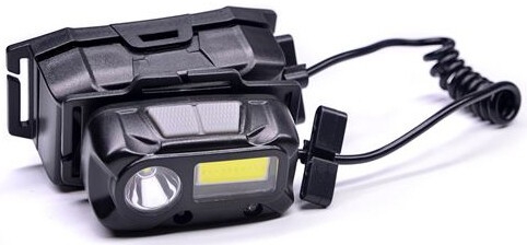 Фонарь налобный Solight WN30 LED charging headlamp 3W+COB,150+60lm,Li-ion,Black характеристики - фотография 7