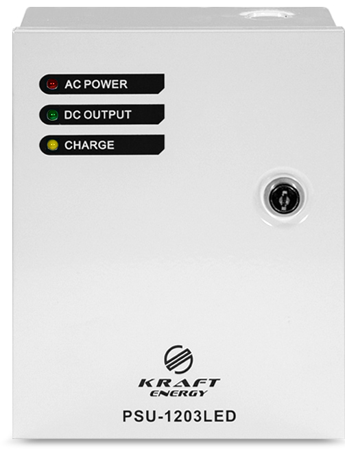 Источник бесперебойного питания Kraft Energy PSU-1203LED цена 1472 грн - фотография 2