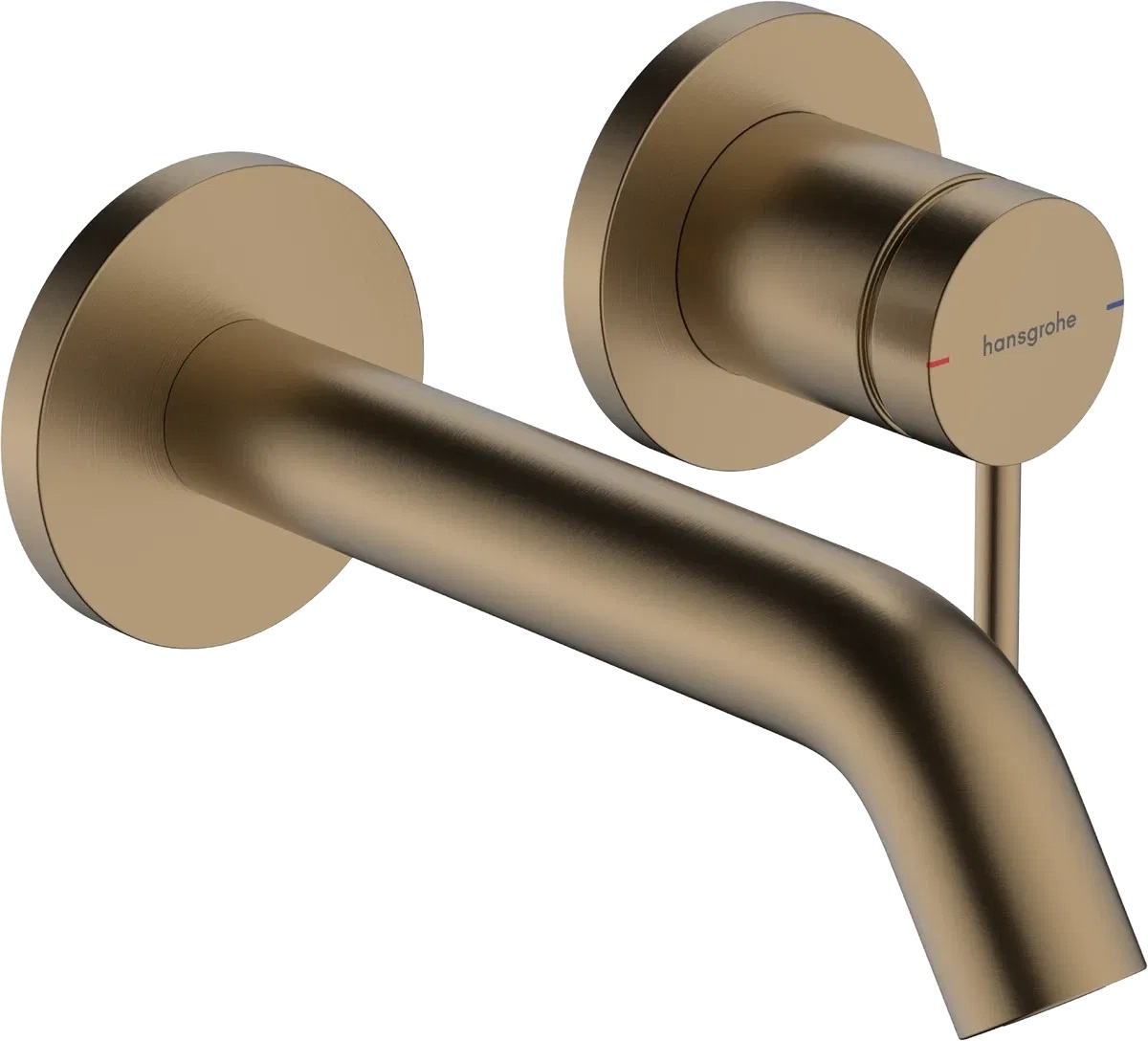 Внешняя часть смесителя для раковины Hansgrohe Tecturis S Brushed Bronze 73350140