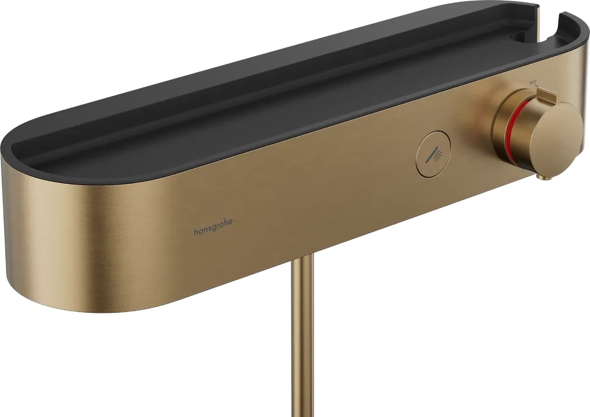 Змішувач із термостатом Hansgrohe ShowerTablet Select Brushed Bronze 24360140